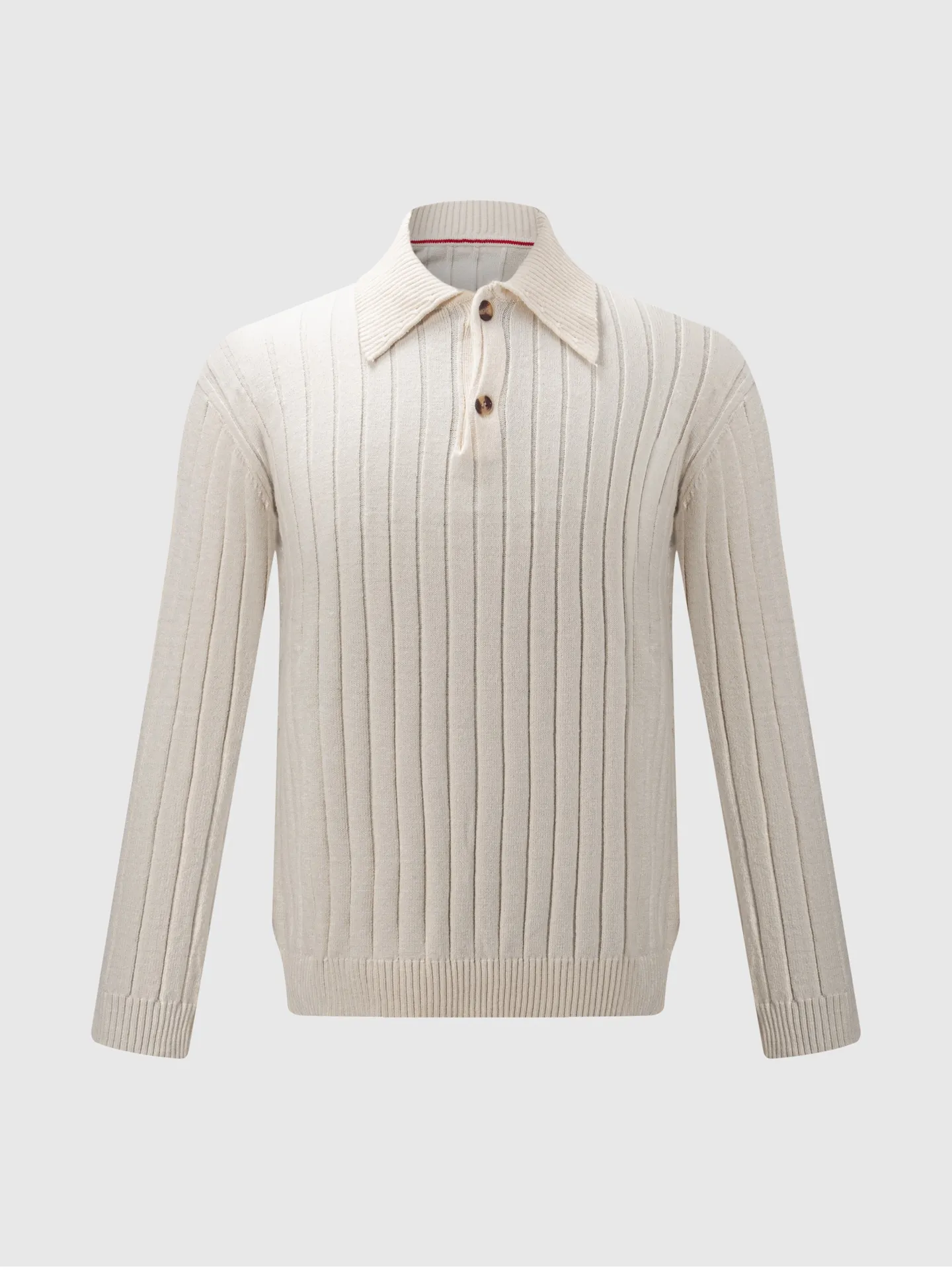 Style No. K 11 B Family Same Style Flat Classic Lapel Knitted Long Sleeves Fabric composition see picture 9 for details Size: M L XL XXL Color: Jade apricot color